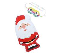 HOOTNEE 1 Set Santa Clause Pinata with Eye Mask Christmas Fun Themed Decoration for Lightweight Material for Holiday Celebrations for Festive Events and Pranks