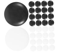 HOOTNEE 100pcs Go Chess Pieces Resin Material Small 1.4cm Diameter Black and White Stones Sturdy Go Board Game Accessories for School and Travel Use