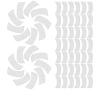 HOOTNEE 100pcs Natural Silk Neck Mask White Hydrating Neck Patch Moisturizing Skin Care Tool for Anti-wrinkle Treatment and Skin Absorption in Daily Beauty Routine