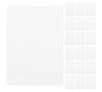 HOOTNEE 100pcs PVC Cold Laminating Sheets for Documents and Labels with Easy Lamination and Display, for Photo Studios and Shops