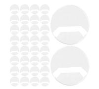 HOOTNEE 100pcs round Badge Protector and Hard Plastic Badge Holder for Anime Pins 63mm Protective Covers for Suitable and Collectors