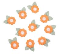 HOOTNEE 10pcs Iron on Applique Flowers Embroidered Cloth Patches Bright-Colored Beautiful Style for DIY Costumes Bags Decorate Crafts Cover Stains