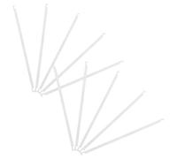 HOOTNEE 10pcs Metal Bars Hanging File Rods Strong Load-Bearing Office Filing System Rods Modern Minimalist Style White Iron for Contemporary Office Spaces