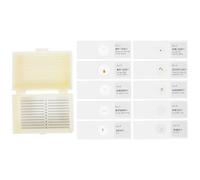 HOOTNEE 10pcs Prepared Microscope Slides Insect Specimens Biological Education Slides for Classroom Learning and Science Study