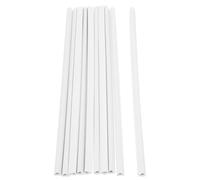 HOOTNEE 10pcs Pull Rod File Folders Plastic Report Covers Binding Bars, Smooth and Secure Document Holders for DIY Loose Leaf Book and Office Use