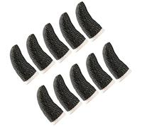 HOOTNEE 10pcs Sweat Game Thumb Sleeves Breathable Finger Covers for Mobile Gaming Dry Touchscreen Control Compatible with Four Finger Coordination