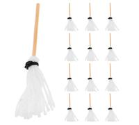 HOOTNEE 12 Scale Dollhouse Miniature Cleaning Set with Portable Mini Mop and Accessories, Small Dollhouse Bathroom and Home Decor Tools for Festival and DIY Play