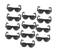 HOOTNEE 12pcs Fashionable Mini Doll Sunglasses Elegant Plastic Accessories for Dollhouse Play Enhancing Creativity and Imaginative Scenarios for Various Doll Types