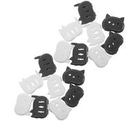 HOOTNEE 16pcs Cat Design Toothbrush Travel Covers Portable Toothbrush Protector Caps for Manual and Electric Brushes Dustproof for Home School and Travel