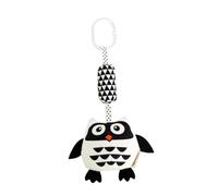 HOOTNEE 1Pc Adorable Owl Wind Chime Pendant for Interactive Early Education Stroller Accessory Promotes Visual Development Safe Material for Newborns