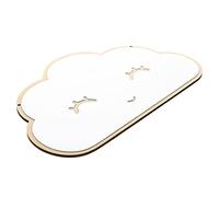 HOOTNEE 1Pc Cloud Shape Acrylic Mirror Wall Sticker for Children's Room Self Adhesive Nursery Wall Decor Fun Decorative Accent for Kids Playroom Bedroom