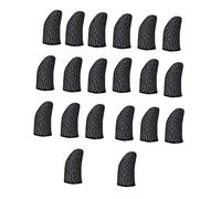 HOOTNEE 20 Pcs Breathable Finger Covers for Touch Screen Gaming Sweat Mobile Game Sleeves High Sensitivity Thumb Gloves for Improved Gameplay Non Slip Oil Design for Mobile Gaming