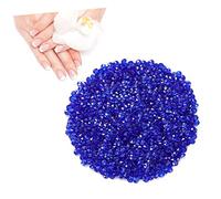 HOOTNEE 2000pcs 4.5mm Acrylic Rhinestone Crystal Tips for Vase Fillers Wedding Table Scatter Party Decorations Dark Navy