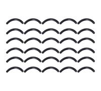 HOOTNEE 200pcs Eyelash Curler Replacement Pads Silicone Lash Curler Refill Pads Flexible No Hurt to Eyelashes for Hooded Eyes and Portable