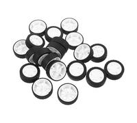 HOOTNEE 20pcs Car Wheels Rubber Tires for DIY Model Cars Robotics Science Projects Plastic Educational Stem Learning Accessories for Home School Lab Use