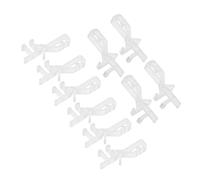 HOOTNEE 20pcs Hidden Valance Clips for Blinds Replacement Parts Lightweight Blind Clips for Valance Secure Grip Window Curtain Accessories for Venetian and Vertical