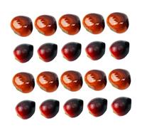 HOOTNEE 20pcs Lifelike Artificial Chinese Chestnuts Chinese Chestnuts Model for Home Shop Decor Simulation Nut Ornaments Random Style