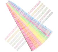 HOOTNEE 210pcs Glow-in-the-Dark Origami Star Paper Strips DIY Folding Kit with 10 Colors Large Heart Shapes for Crafting and Party Decorations