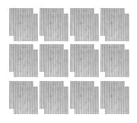 HOOTNEE 24pcs 1/35 Scale Stainless Steel Corrugated Roof Tiles Set for Project Shed Diy, Easy Assembly Miniature Roofing Accessories Enhancing Realism for Educational Purposes