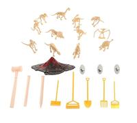 HOOTNEE 24Pcs Dinosaur Skeleton Dig Up for Educational Archaeological Fun Realistic Dinosaurs Decoration for Boys for Creative Play and Learning