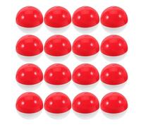 HOOTNEE 25Pcs 75Mm Red and White Vending Machine Balls, Empty Plastic Fillable Round Containers for Party Favors, Multi-Purpose Gumball Machine Suitable for Easter and Birthday