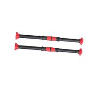 HOOTNEE 2pcs 50cm Dumbbell Bars with 4pcs Nuts Spinlock Collar Set for Gym Strength Training Unilateral Training Steel and Plastic Dumbbell Handles Suitable for Back Random Color
