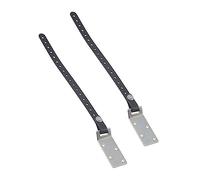 HOOTNEE 2pcs Adjustable Furniture Safety Anchors Tip Wall Straps for Protection Earthquake Resistant Furniture Brackets No Drill Installation Secure Cabinets Dressers Bookcases