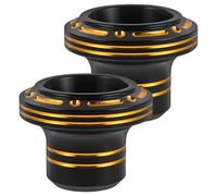 HOOTNEE 2pcs Aluminum Front Fork Motorcycle Frame Sliders with Anti-fall Design for Motorbike Falling Protection Lightweight Wheel Crash Protectors Easy Installation for Street and Track