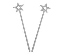 HOOTNEE 2pcs Angel Fairy Star Wands Boys and Girls Glitter Fairy Toys for Girls Stage Performance Props