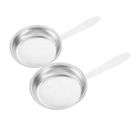 HOOTNEE 2pcs Candle Wick Snuffers Stainless Steel Candle Snuffer with Elegant Design Simple Style Fire Safety Feature Easy to Clean Silver for Home Decor