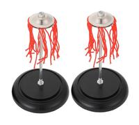 HOOTNEE 2pcs Electric Plume Static Electricity Physics Experiment Kit Educational Science Teaching Aid for Students Practical Laboratory Use