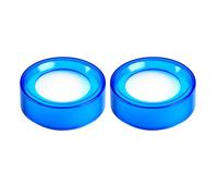 HOOTNEE 2pcs Finger Moistener Money Counter Finger Tips 2.67x2.67x1.02in Round Plastic Sponge Easy to Clean Money Counting Aid for Banking Cashiers and Bank Tellers