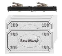 HOOTNEE 2Pcs Invisible Thread Reel Black Floating Illusion Props for Magician Kit Stage Performance Levitation Card Trick Accessories for Party and Conjuring