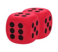 HOOTNEE 2Pcs Large Eva Foam Dice Set for Safe and Fun Decorative Game Props for Classroom Learning Interactive Activities and Parties Bright Dice