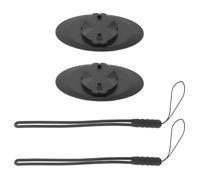 HOOTNEE 2pcs Non-slip Phone Adhesive Mount Adapter for Bicycle Weather-resistant Cycling Accessories Holder Compatible with Garmin Edge GPS and Smartphones Bike Computer Base Pad