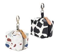 HOOTNEE 2pcs Pouch with Hanging Loop Lightweight Cases for Nipples Snacks and Small Items Convenient Clip Mom Belt Stroller Tear-Resistant Material