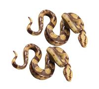 HOOTNEE 2pcs Realistic Snake PVC Lifelike Simulation Model for Educational Science Activities Pranks Party Props Safe Reptile Figurines for Boys