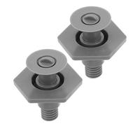 HOOTNEE 2pcs Replacement Water Plug for Coolers and Freezers Threaded Plastic Drain Caps with Secure Fit Technology Frost-resistant Cooler Drain Plug Kit for Cold Storage Repair Camping