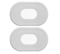 HOOTNEE 2pcs Silicone Diving Mouthpiece Replacement Non-bite Regulator Lip Protector for Scuba Comfortable Soft Fit Compatible with Snorkel and Diving Regulators Spare Accessory