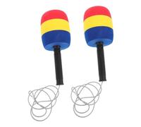 HOOTNEE 2pcs Soft Whack-mole Hammer for Safe Padded Mallets for Birthday Parties Carnivals Group Play Interactive Pounding Game for Fun and Friendly Competition