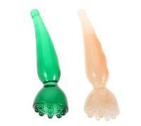HOOTNEE 2pcs Thai Massage Stick Acupressure Relaxation Tool for Full Body and Facial Acupressure Points, Resin Deep Tissue Rod Skin Firmness, for Travel and Home Use