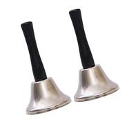 HOOTNEE 2pcs Unique Hand Bells Hand Bell Material Vibrant Sound Suitable for School Home Hotel Party