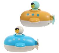 HOOTNEE 2pcs Wind-up Submarine Bath for Years Swimming for Bath Motor Skill Development Fun Pool Play