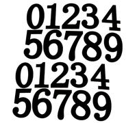 HOOTNEE 2sets Wooden Cartoon Numbers for Boy Girl Refrigerator Decor Educational Mathematics Toy Fridge Number Toys Black for 3 4 5 Year Old Preschool Toddler Girl