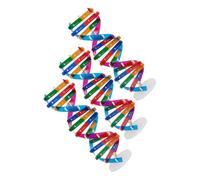 HOOTNEE 3 Pcs DIY Double Helix Dna Model Kit for Science Learning Human Gene Structure Educational Tool Classroom Visual Aid for Collaborative Biology Teaching