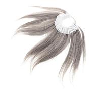 HOOTNEE 30pcs Hair Color Tester Strands for Testing Color with 70% Dark Grey and 30% White and Teaching