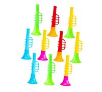 HOOTNEE 30Pcs Mini Trumpet for Educational Horns Musical Instruments Birthday Party Props for Boys and Creative Stage Performance Instruments Random Color