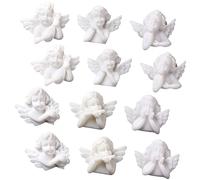 HOOTNEE 30pcs Small Angel Flatback Resin Charms for DIY Scrapbooking Phone Case Decoration and Craft Projects Durable and Lightweight Angel Ornaments for Adults