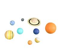 HOOTNEE 3D Solar System Planet Models Set, Educational Teaching Aids 8 Assorted Planets, Astronomy Geography for Classroom Learning and Science Education