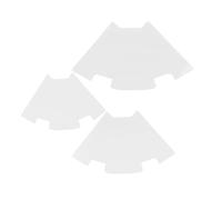 HOOTNEE 3pcs Acrylic Sewing Templates for Key Bag Pouch DIY Craft - Quilting Rulers with Smooth Edges, Reusable Handmade Purse Pattern Templates for Small, Medium, Large Bags